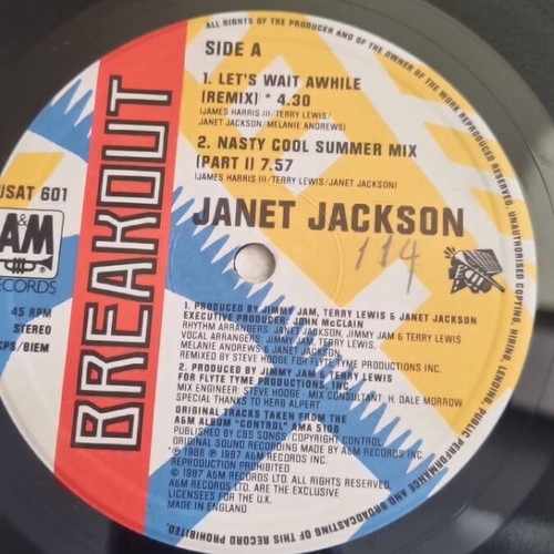 Janet Jackson vinyl used