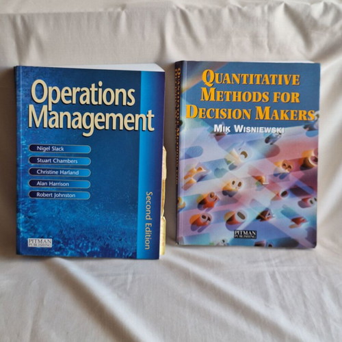 Operations Management & Quantitative Methods business books set