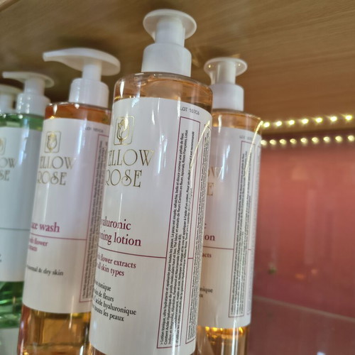 Yellow Rose skincare set, 500ml bottles