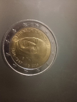 Germany 2 euro 2026 Adenauer J coin
