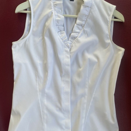 Brooks Brother No:4 sleeveless shirt, white