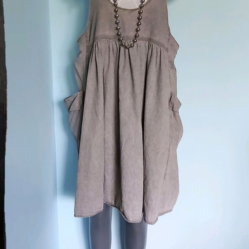 Denim dresses Monki and Estelle used, size L/XL, no defects