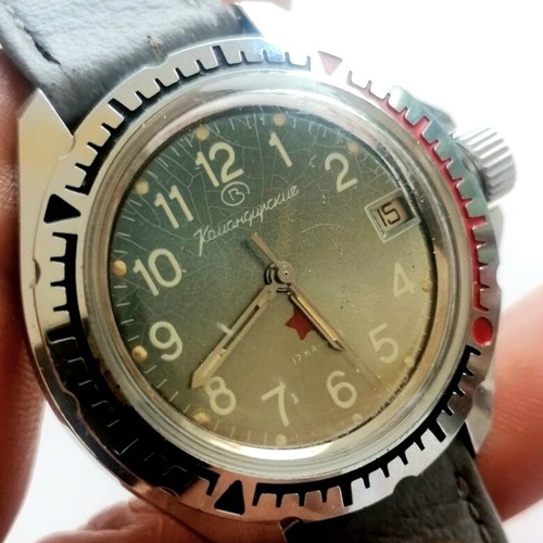 Bostok Army watch used, men's, 39mm