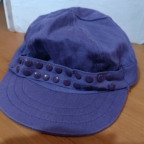 Bershka hat autumn like new, purple size 54