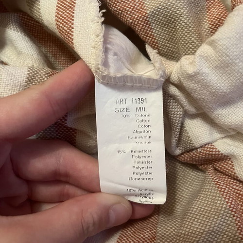 Gioya Co striped high-waisted shorts like new, multicolor