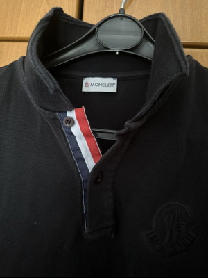 Moncler Long-Sleeve Shirt Black Medium like new