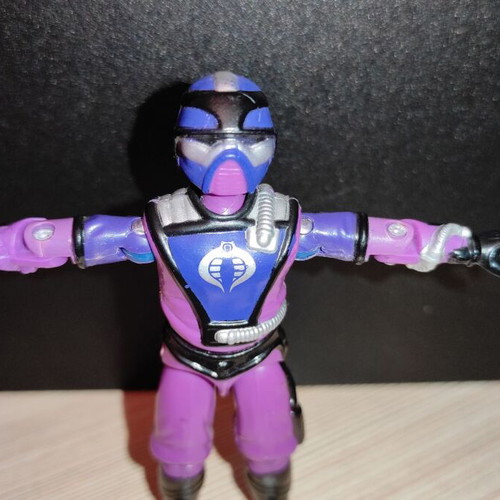 G.I.JOE Techno Viper (v1) 1987 action figure used, complete with accessories