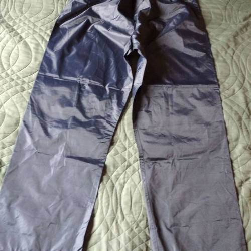Waterproof set pants and jacket with hood, dark blue, XXL, new
