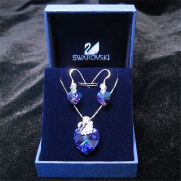  SWAROVSKI , asimenio set lemou & skoularikia  .@1