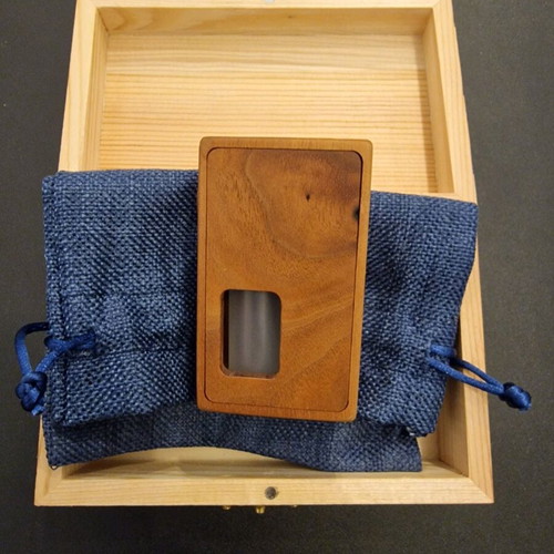 Vape Squonk Box new, custom walnut wood limited edition #27