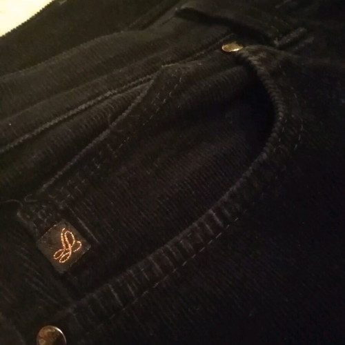 Sarah Lawrence women's slim black corduroy pants used