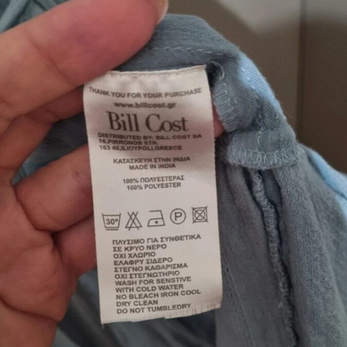 Bill Cost airy wrap dress medium like new, turquoise