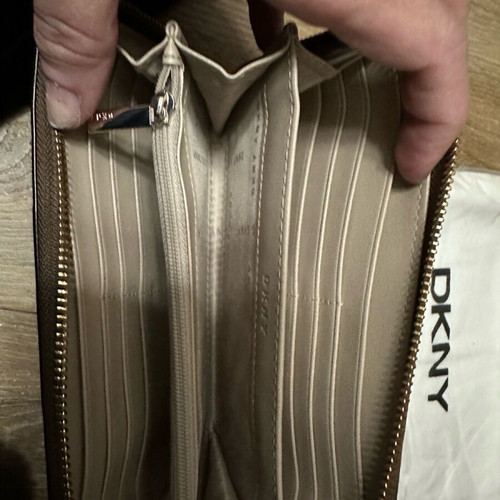 DKNY wallet new brown