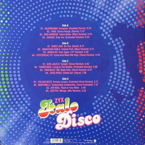 ZYX Italo Disco Best Of Volume 2 vinyl record
