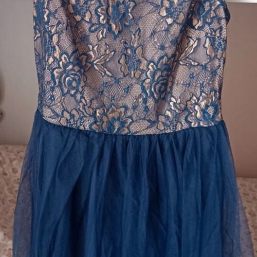 Forever 21 cocktail dress like new, navy blue, size S