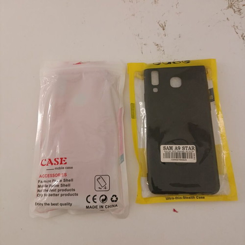Mobile phone cases two, one open and one closed, new