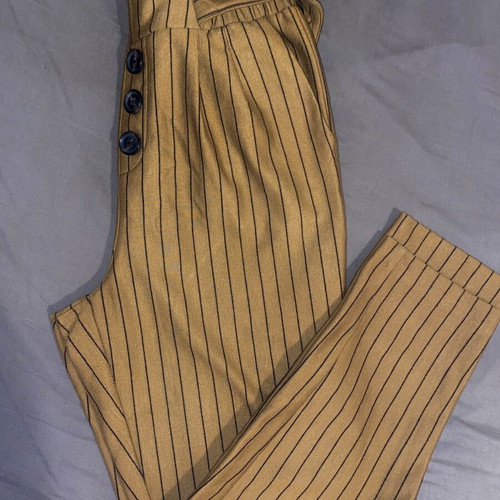 Stradivarius office style high-waist pants with belt