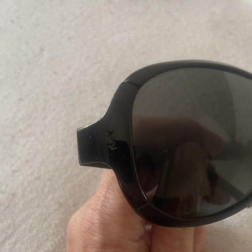 Yves Saint Laurent Vintage Y2K Black WrapShield Sunglasses used