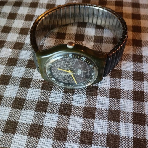 Swatch solar watch 1996 used, black