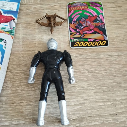 Mega Power Fighter Black new figure with weapon