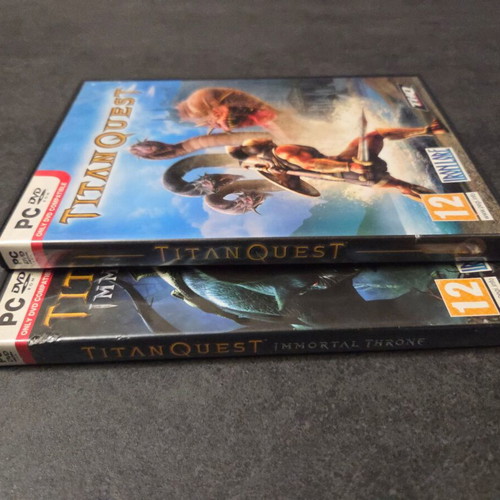 Titan Quest & Titan Quest Immortal Throne package used, PC game
