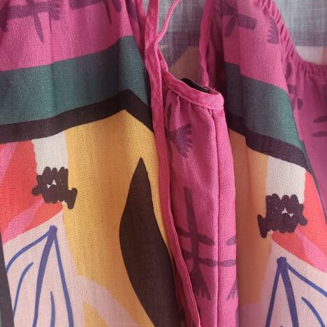 JBL Monica Tropical Mini Dress pink S/M like new