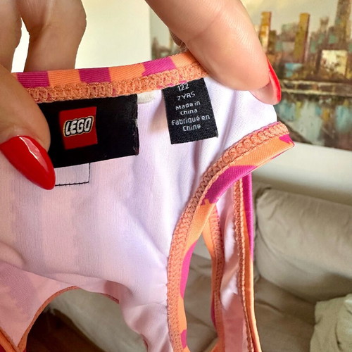 Lego onepiece swimsuit for girls 7 years like new