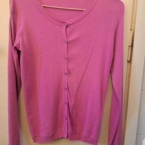 Benetton cardigan pink small 100% cotton like new, unworn