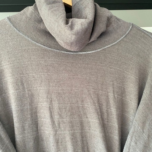 Parthenis turtleneck dress used, gray, small/medium