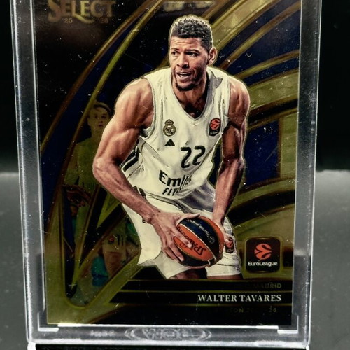 Walter Tavares Gold Vinyl Prizms 1/1 Select Euroleague 2025-26