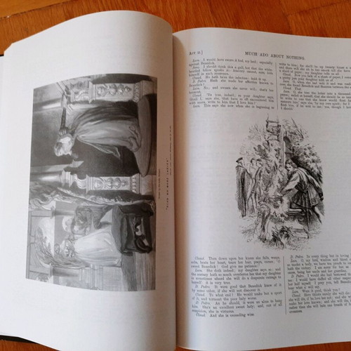 Shakspeare deluxe volume like new, English with illustrations