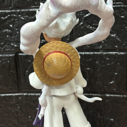 One Piece Luffy figure new, hand-painted with acrylics