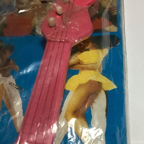 Megaplast large Greek guitar from the 1980s with Lambada theme new