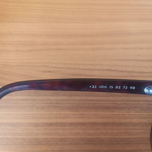 Maison Bonnet VAV handmade sunglasses, tortoiseshell frame