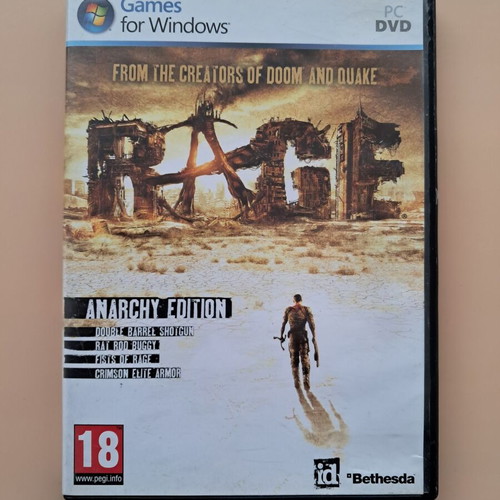 Rage PC game like new