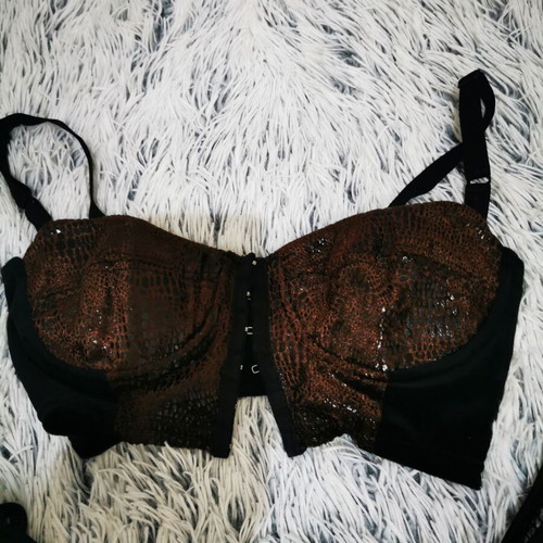 Black blouses like new, 3 pieces with rock style