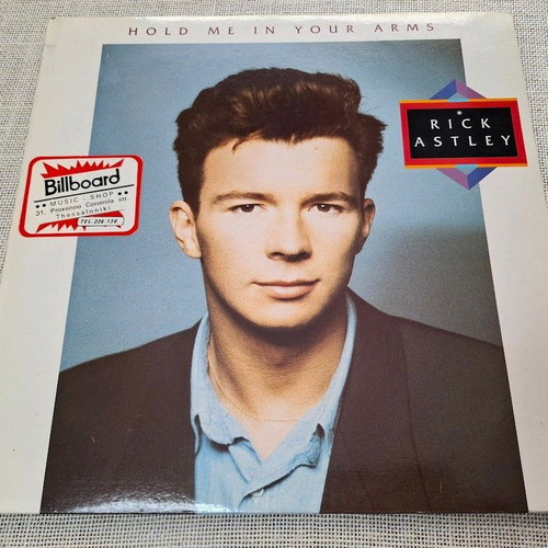 Rick Astley Hold Me In Your Arms LP like new, pop