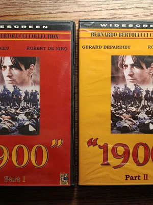 1900 Μέρος I & Μέρος II Έκδοση 2 δίσκων DVD σαν καινούργιο με ελληνικούς υπότιτλους