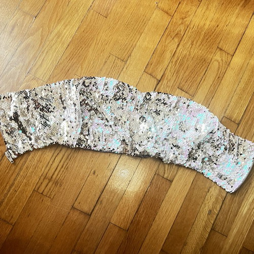 Bubblegun women's sequin top size S