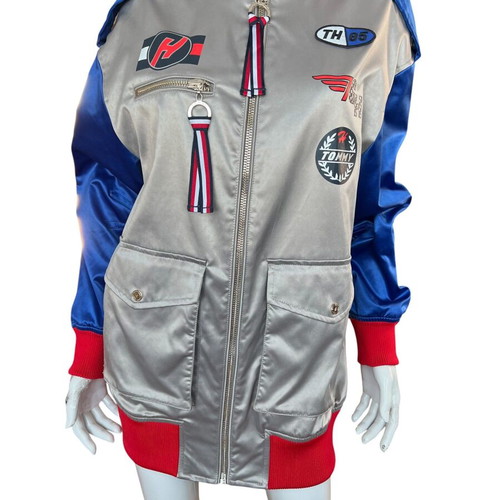 Bomber Jacket Tommy Hilfiger x Gigi Hadid new, XS, gray and blue