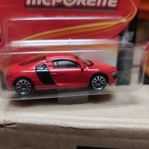 Set of 2 Majorette 1:64 scale cars Audi R8 and BMW Z8 new sealed