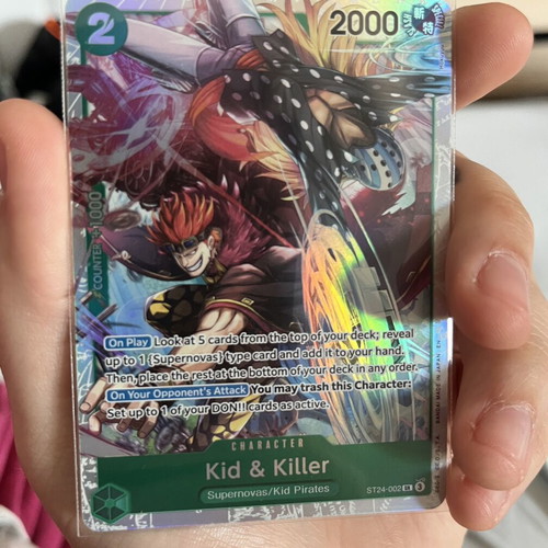 One Piece ST24 Law & Bepo SR card