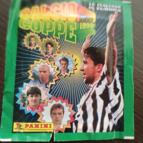 Panini Calciatori and Supercalcio sticker packs used, collection