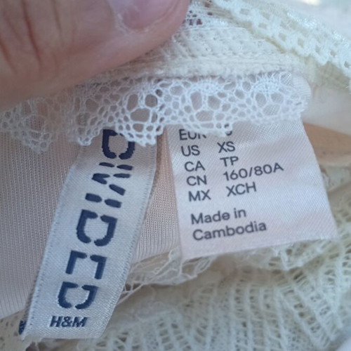 Dress H&M XS like new, winter spring autumn, midi length