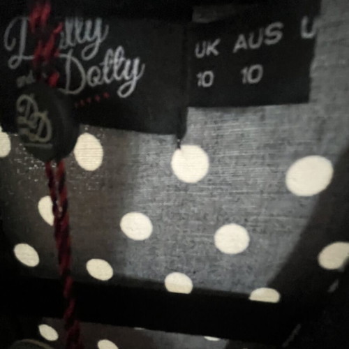 Dolly & Dotty 50s Vintage Dress Set new, black and turquoise
