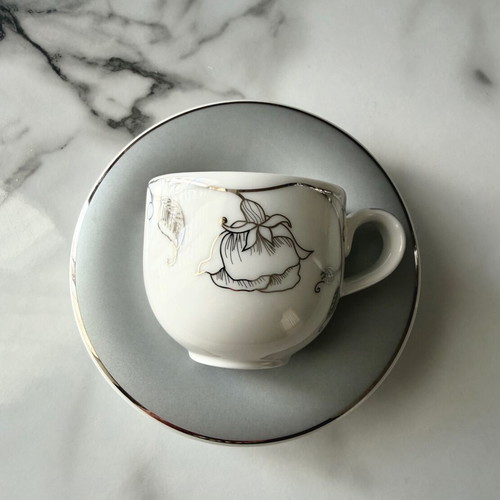 Ionia Coffee Cup and Saucer porcelain collection 2008 new