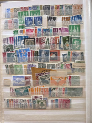 Multinational Lot of Used Collectible Stamps from Germany and Middle East