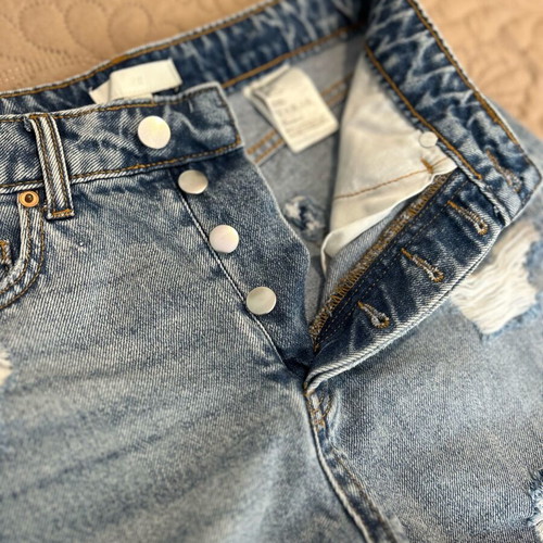 H&M denim shorts like new, size S 36 8, blue