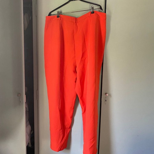 Collusion πορτοκαλί office pants plus size καινούργιο, μέγεθος UK20