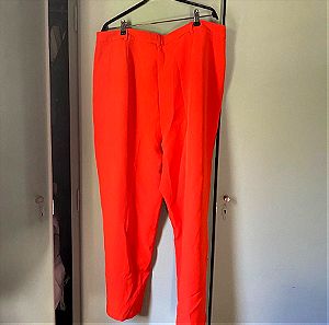 Collusion πορτοκαλι office pants plus size